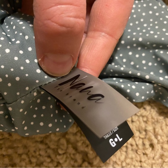 Sage polka dot bikini top : Nana the brand - Picture 3 of 4